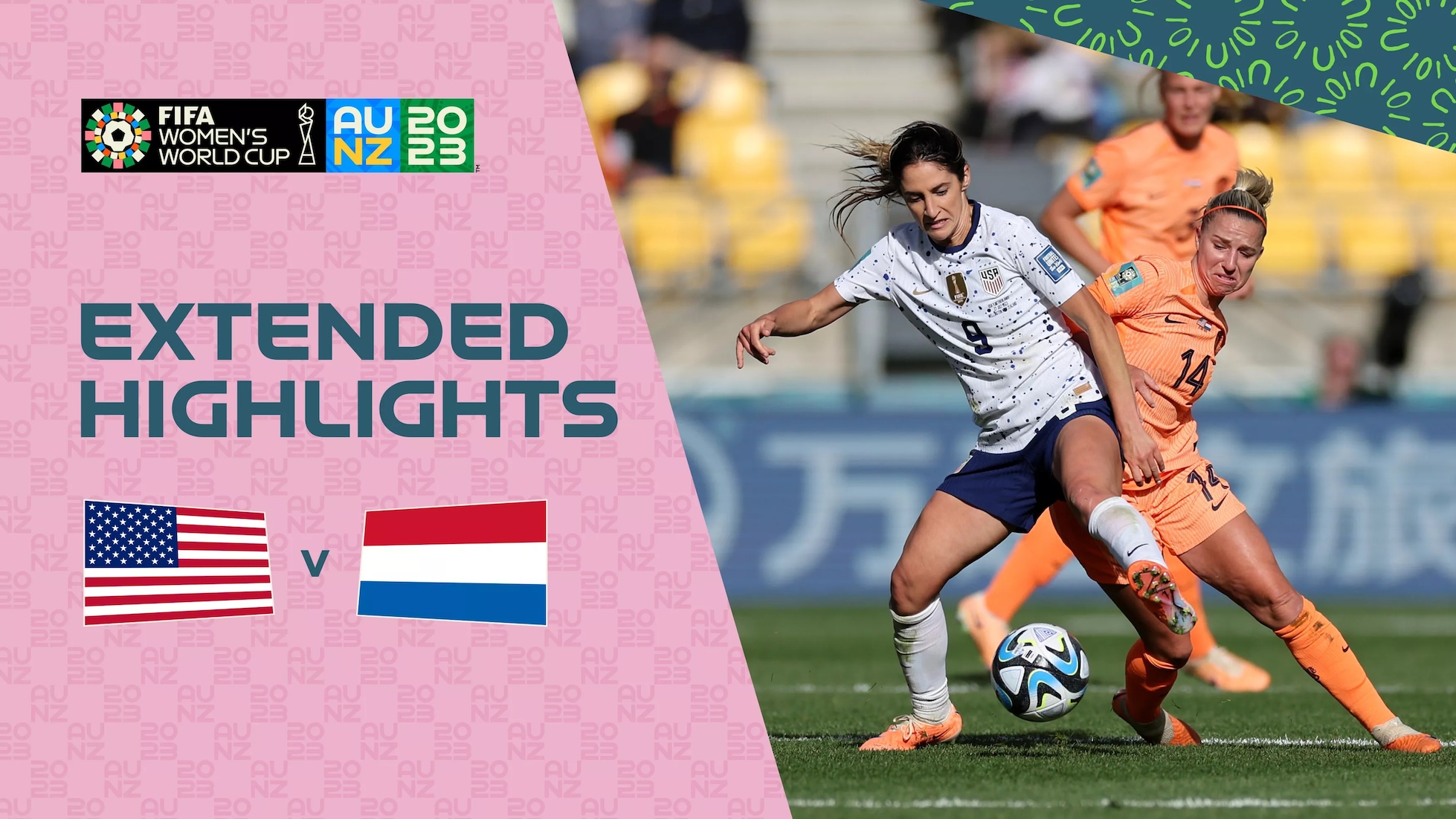 USA - Niederlande | Gruppe E | FIFA Frauen-Weltmeisterschaft Australien & Neuseeland 2023™ | Erweiterte Highlights