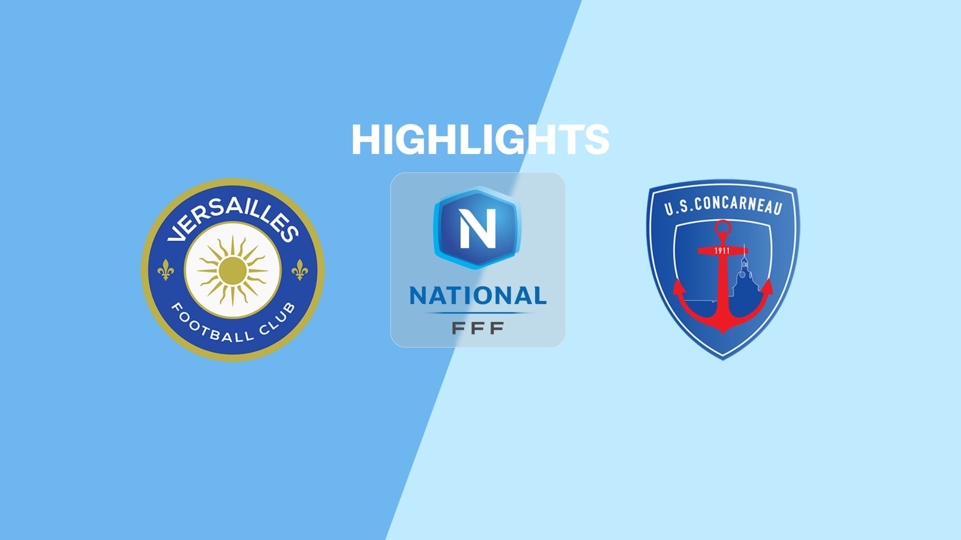 Versailles vs Concarneau | Campeonato Nacional 2025/2026 | Highlights
