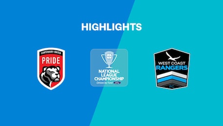 Canterbury United Pride vs West Coast Rangers | Campeonato Nacional Femenino 2025 | Highlights