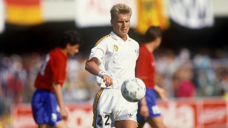 Patrick Vervoort Goal 29' | Belgium vs Spain | 1990 FIFA World Cup Italy™