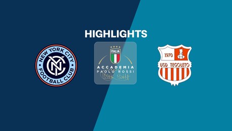 New York City FC v USD Tegoleto | Paolo Rossi Memorial 2025 | Highlights