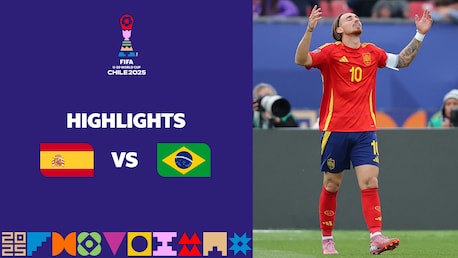 Spain v Brazil | Group C | FIFA U-20 World Cup Chile 2025™ | Highlights