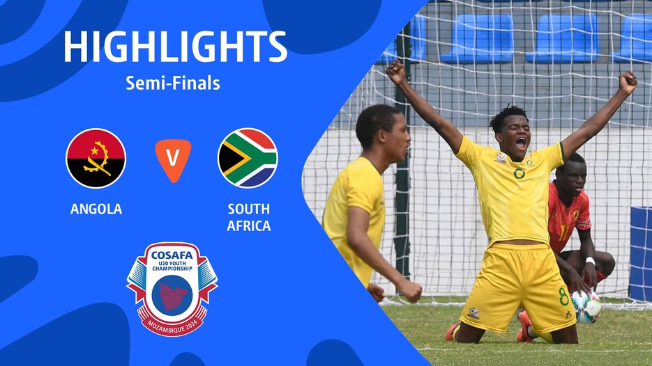 Angola vs Sudáfrica | Semifinales | CAF U-20 Africa Cup of Nations 2025 | Clasificatorio COSAFA | Highlights