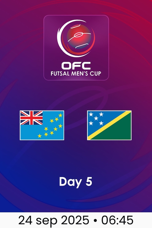 Tuvalu vs Solomon Islands | Día 5 | Copa Masculina de Futsal OFC 2025