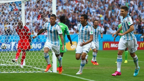Das Tor von Marcos Rojo 49' | Nigeria - Argentinien | FIFA Fussball-Weltmeisterschaft Brasilien 2014™
