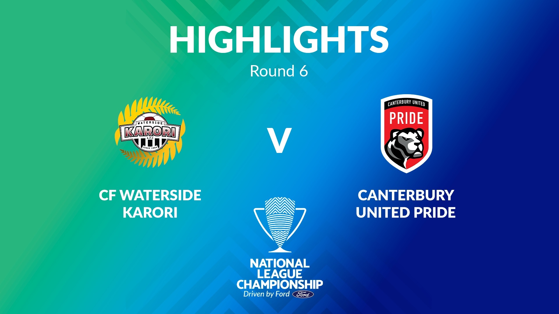 CF Waterside Karori  - Canterbury United Pride | Women's National League Championship 2024 | Highlights