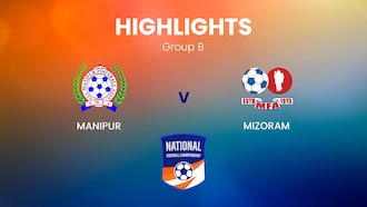 Manipur v Mizoram | Group B | Santosh Trophy | Highlights