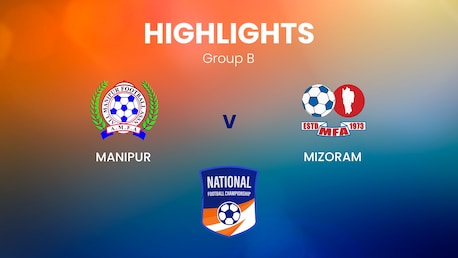 Manipur v Mizoram | Grupo B | Santosh Trophy | Highlights