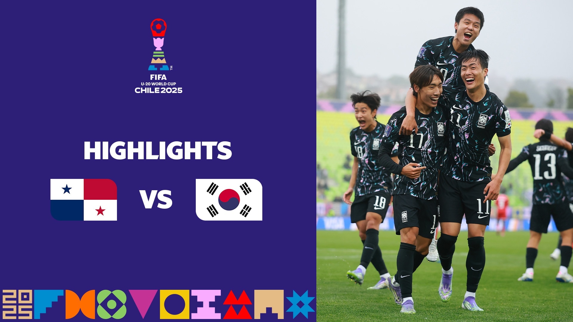 Panama - Republik Korea | Gruppe B | FIFA U-20-Weltmeisterschaft Chile 2025™ | Highlights