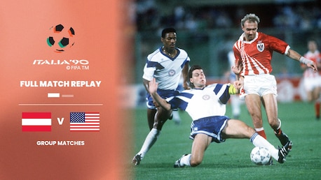 Áustria x EUA | Grupo A | Copa do Mundo da FIFA Itália 1990 | Jogo completo