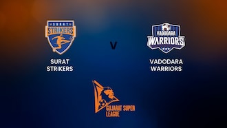 Surat Strikers - Vadodara Warriors | Gujarat Super League | Spiel in voller Länge