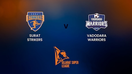 Surat Strikers v Vadodara Warriors | Gujarat Super League | Full Match Replay
