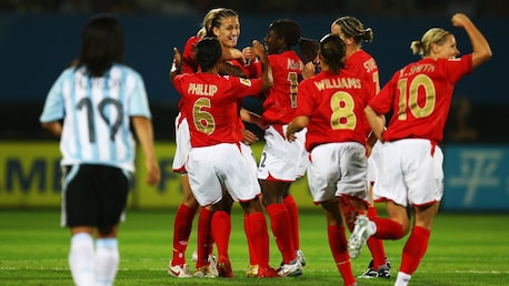 Jill Scott Goal 10' | England v Argentina | FIFA Women's World Cup China 2007™