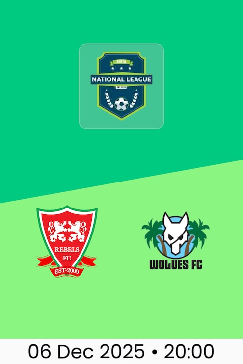 Rebels FC v Wolues FC | BVIFA National League 2025/26