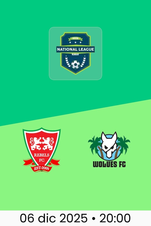 Rebels FC - Wolues FC | Lega Nazionale BVIFA 2025/26