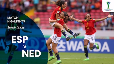 Spain v Netherlands | Semi-finals | FIFA U-20 Women's World Cup Costa Rica 2022™ | Highlights