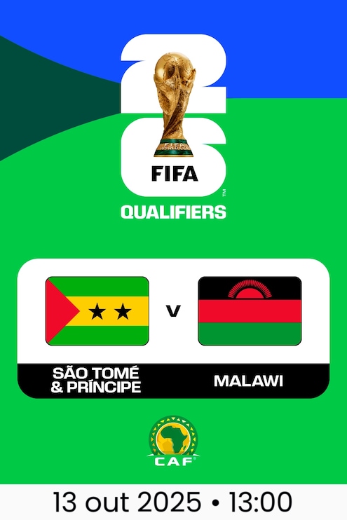 São Tomé e Príncipe x Maláui | Eliminatórias CAF da Copa do Mundo da FIFA 26™