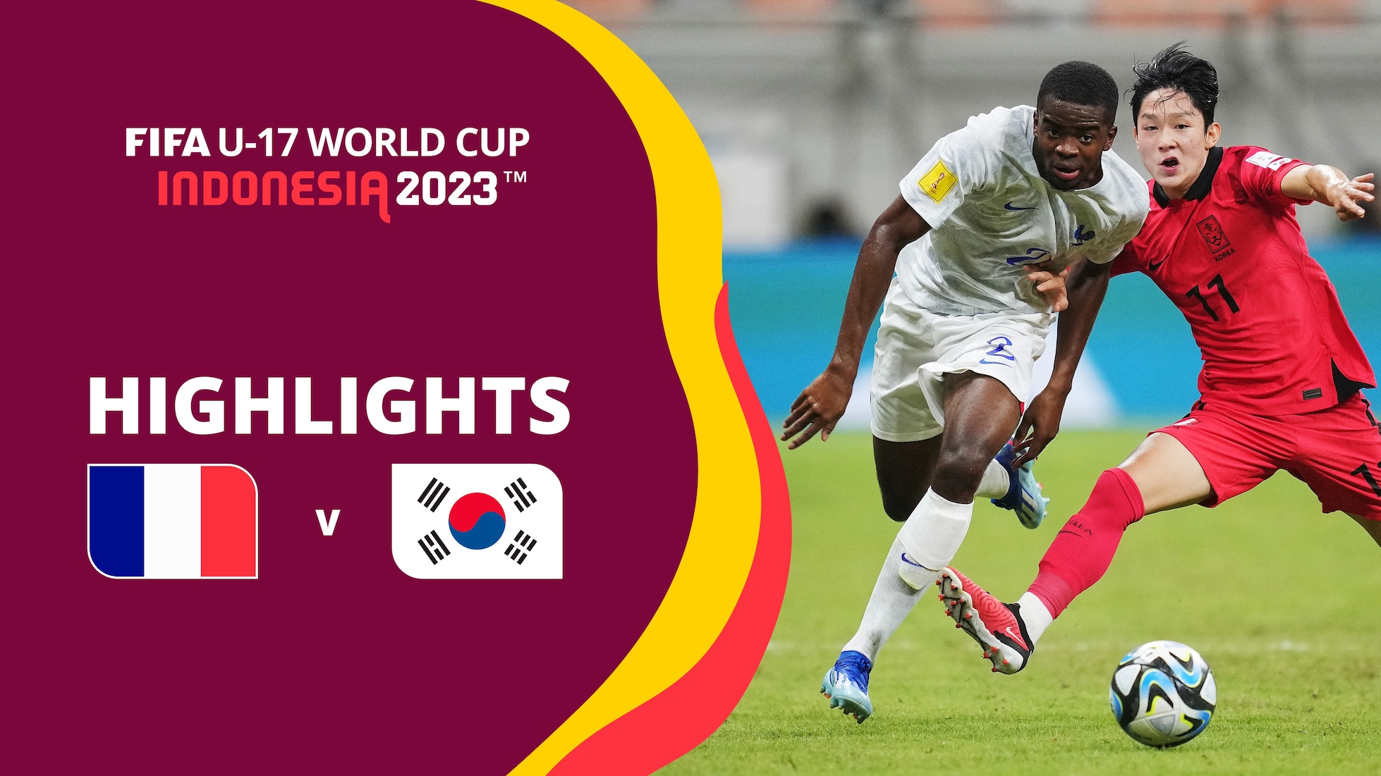 Francia vs República de Corea | Grupo E | Copa Mundial Sub-17 de Indonesia 2023™ | Highlights