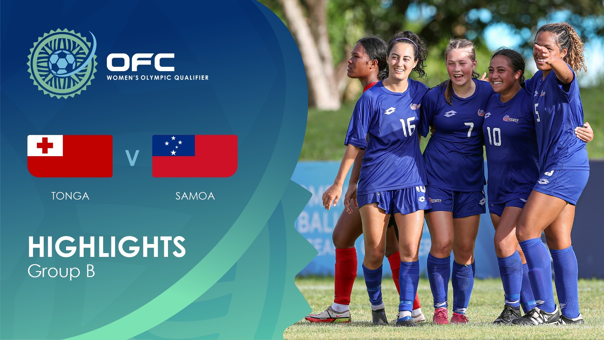 Tonga - Samoa | Groupe B | OFC Women’s Olympic Football Tournament | Résumé vidéo