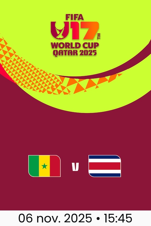 Sénégal - Costa Rica | Coupe du Monde U-17 de la FIFA, Qatar 2025™