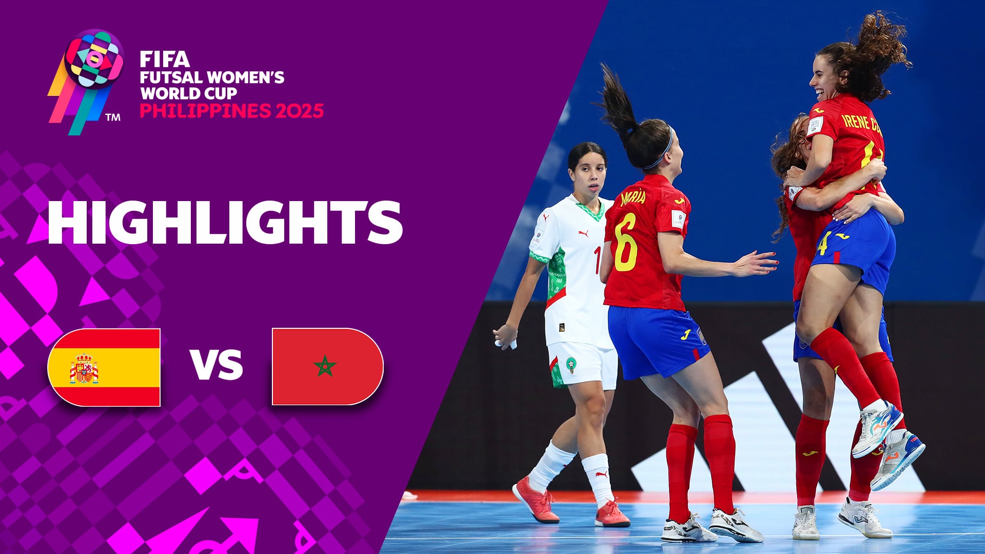 Espagne - Maroc | Quarts de finale | Coupe du Monde Féminine de Futsal de la FIFA, Philippines 2025™ | Résumé vidéo