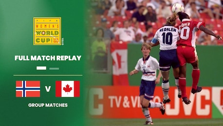 Norway v Canada | Group C | FIFA Women's World Cup USA 1999™ | Full Match Replay