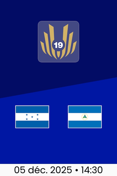 Honduras - Nicaragua | Groupe A | Tournoi UNCAF FIFA Forward U-19 2025