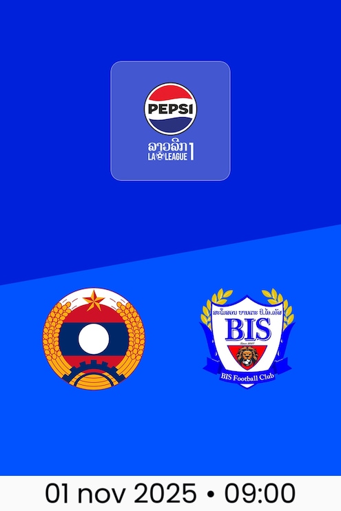 Army FC vs BIS Master FC | Liga Lao 1 2025/26