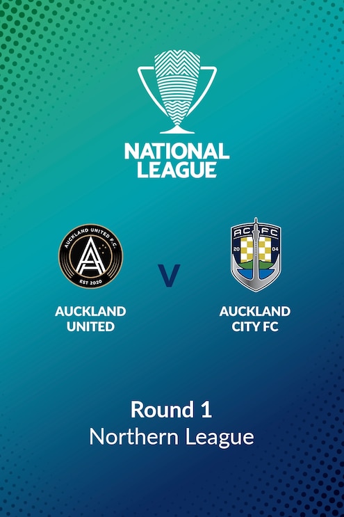 Auckland United FC v Auckland City FC | Runde 1 | Northern League | Men's National League Regional Phase | Spiel in voller Länge