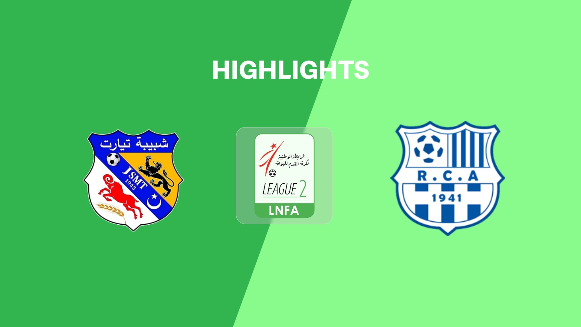 JSM Tiaret x RC Arbaâ | Ligue 2 2025/26 | Melhores momentos