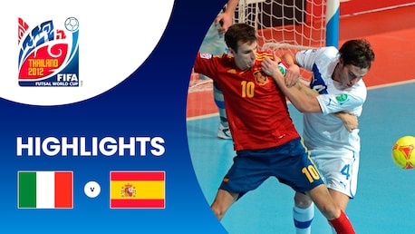Italia - Spagna | Semifinali | FIFA Futsal World Cup Thailand 2012™ | Highlights