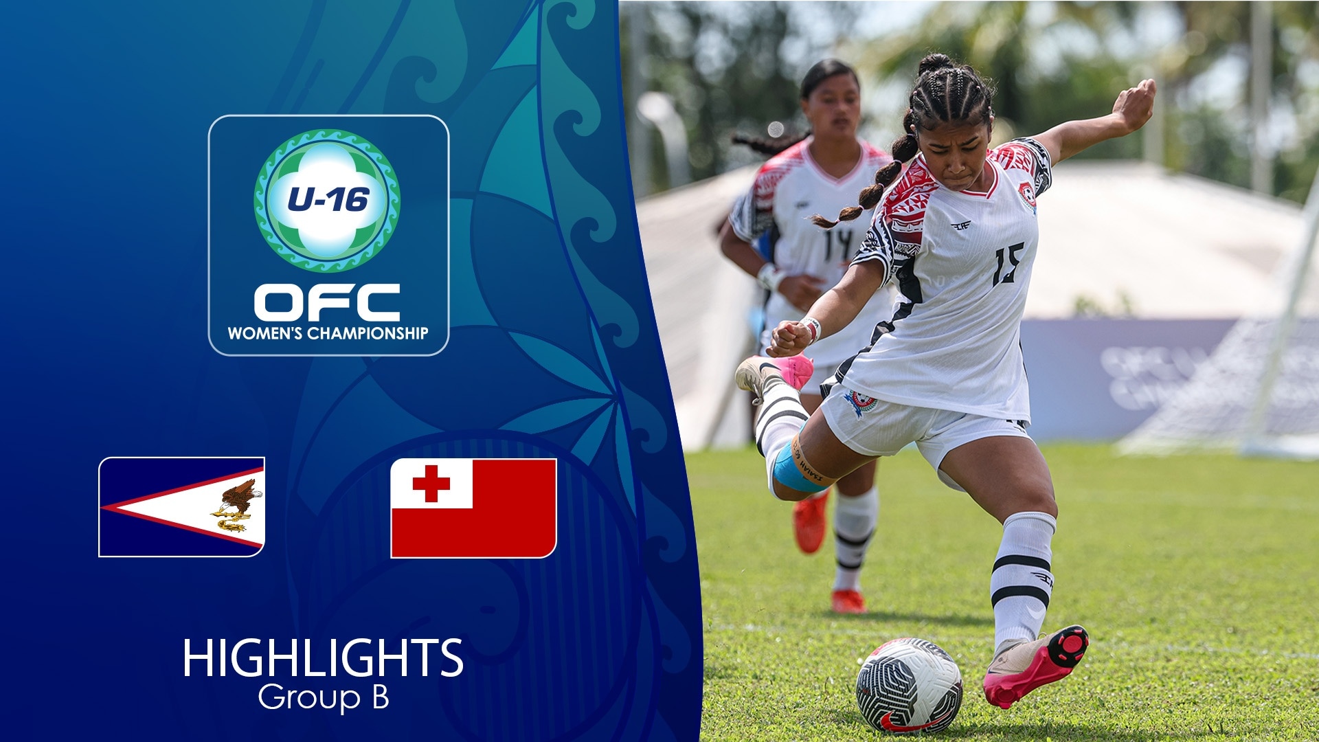 American Samoa - Tonga | Phase de groupes | Championnat Féminin U-16 de l'OFC 2025 | Résumé vidéo