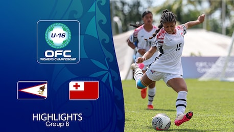American Samoa vs Tonga | Fase de grupos | Campeonato Femenino Sub-16 de la OFC 2025 | Highlights