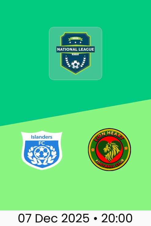 Islanders FC v Lion Heart FC | BVIFA National League 2025/26