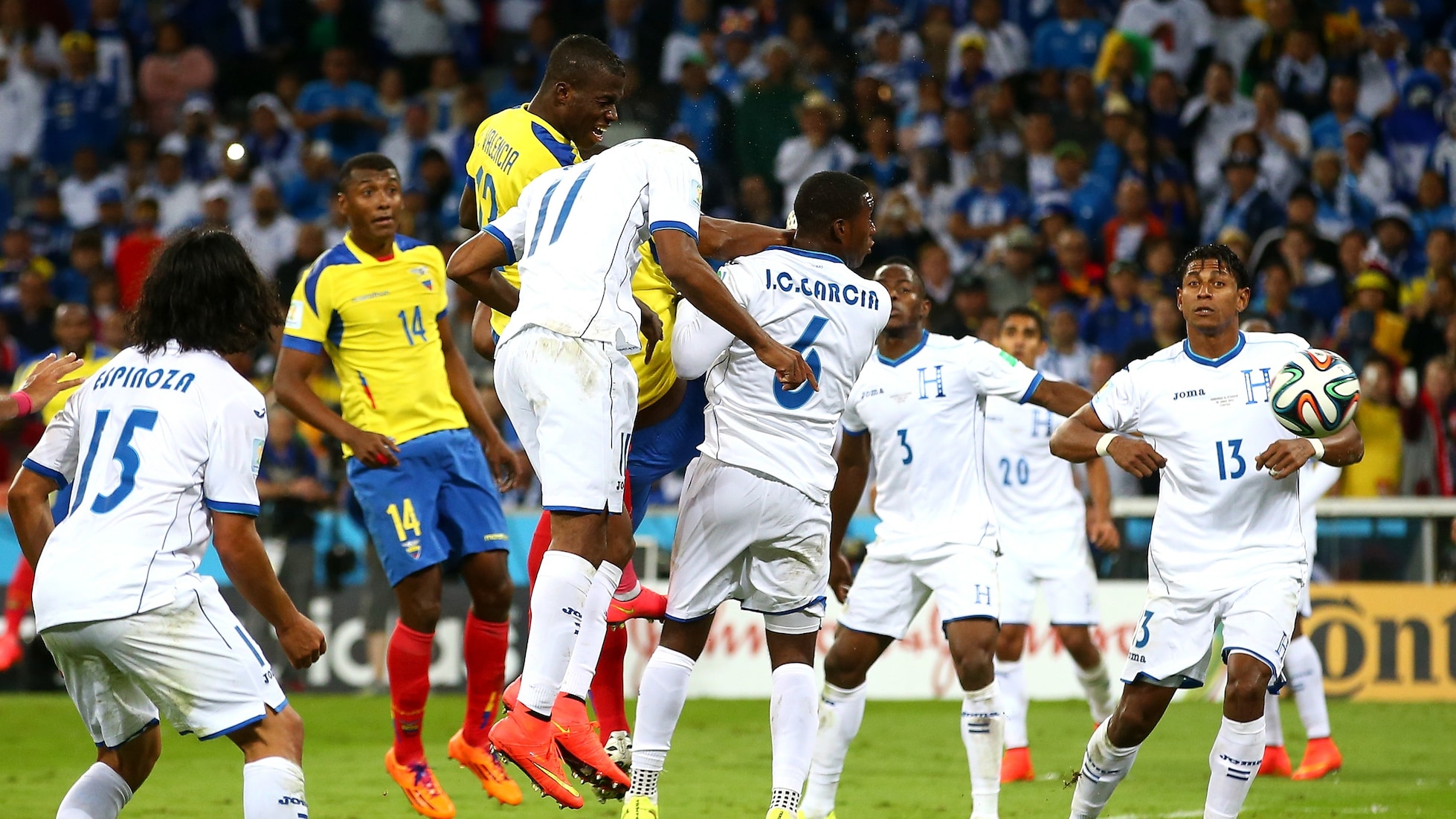 Gol de Enner Valencia 64' | Honduras vs Ecuador | Copa Mundial de la FIFA Brasil 2014™