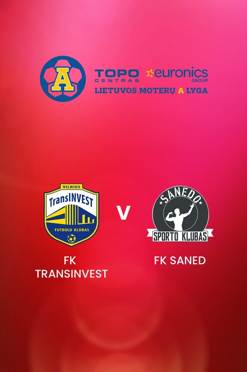 FK TransINVEST v FK Saned | TOPO centras euronics moterų A lyga | Full Match Replays