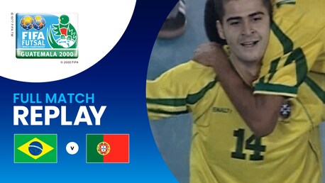 Brasile - Portogallo | Semifinali | FIFA Futsal World Championship Guatemala 2000™ | Match completo