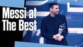 Messi at The Best