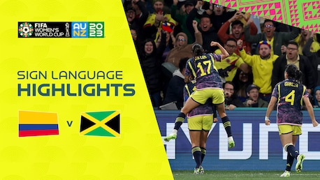 Colombia - Giamaica | Ottavi di finale | Coppa del Mondo femminile FIFA Australia & Nuova Zelanda 2023 | Highlights (Lingua dei segni)