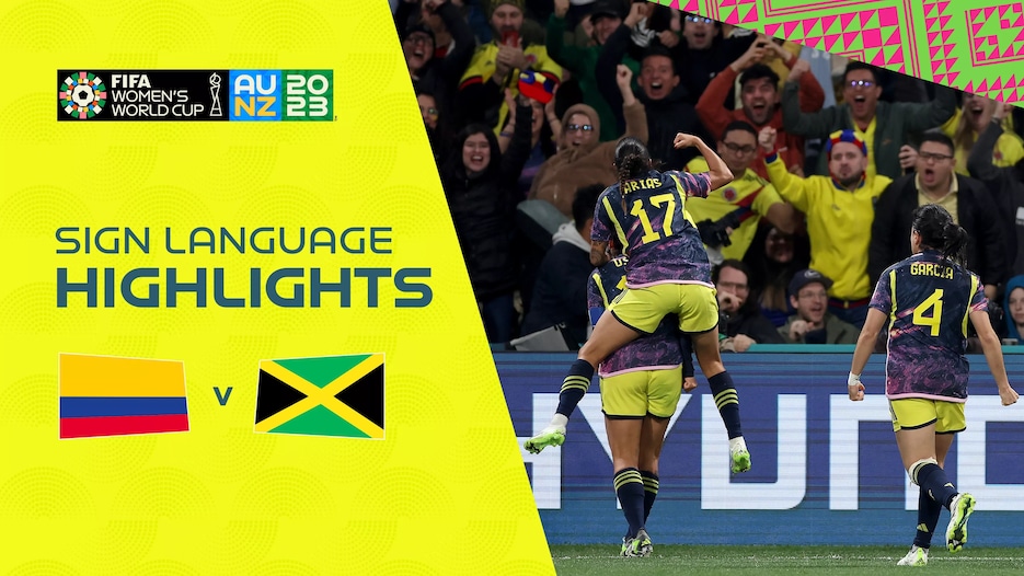 Colombia vs Jamaica | Octavos de final | Copa Mundial Femenina de la FIFA Australia & Nueva Zelanda 2023™ | Highlights (Lengua de signos)