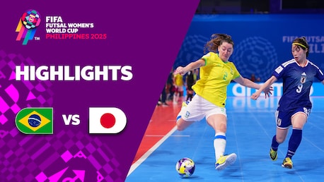 Brazil v Japan | Quarter-finals | FIFA Futsal Women's World Cup Philippines 2025™ | Highlights