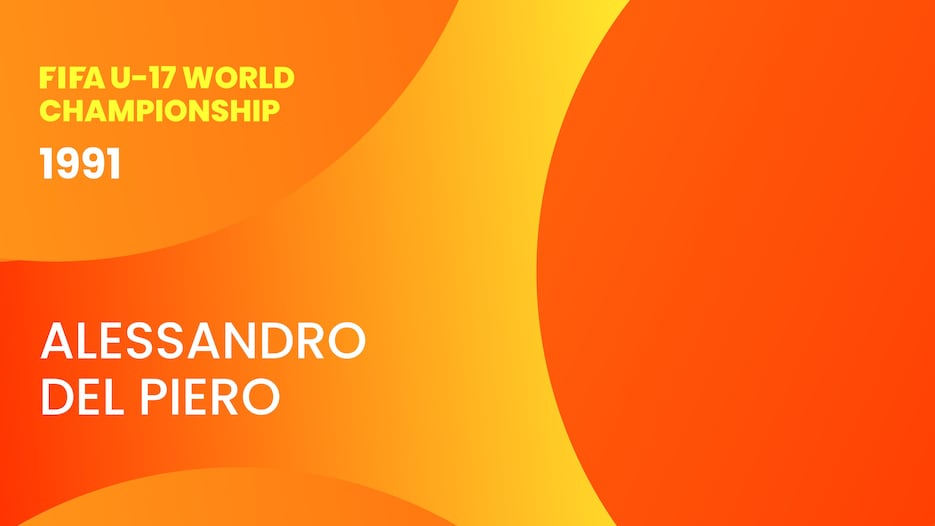 Alessandro Del Piero a los 16 | Campeonato Mundial Sub-17 de la FIFA Italia 1991™