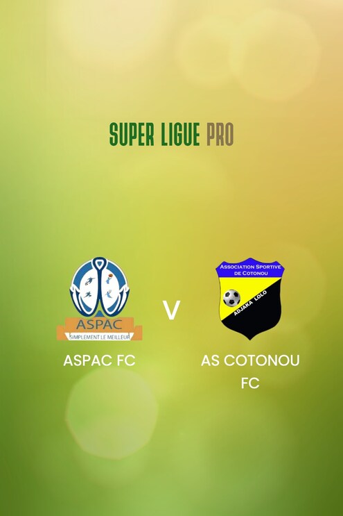 ASPAC FC vs AS Cotonou FC | Super Ligue Pro 2024/25 | Partido Completo