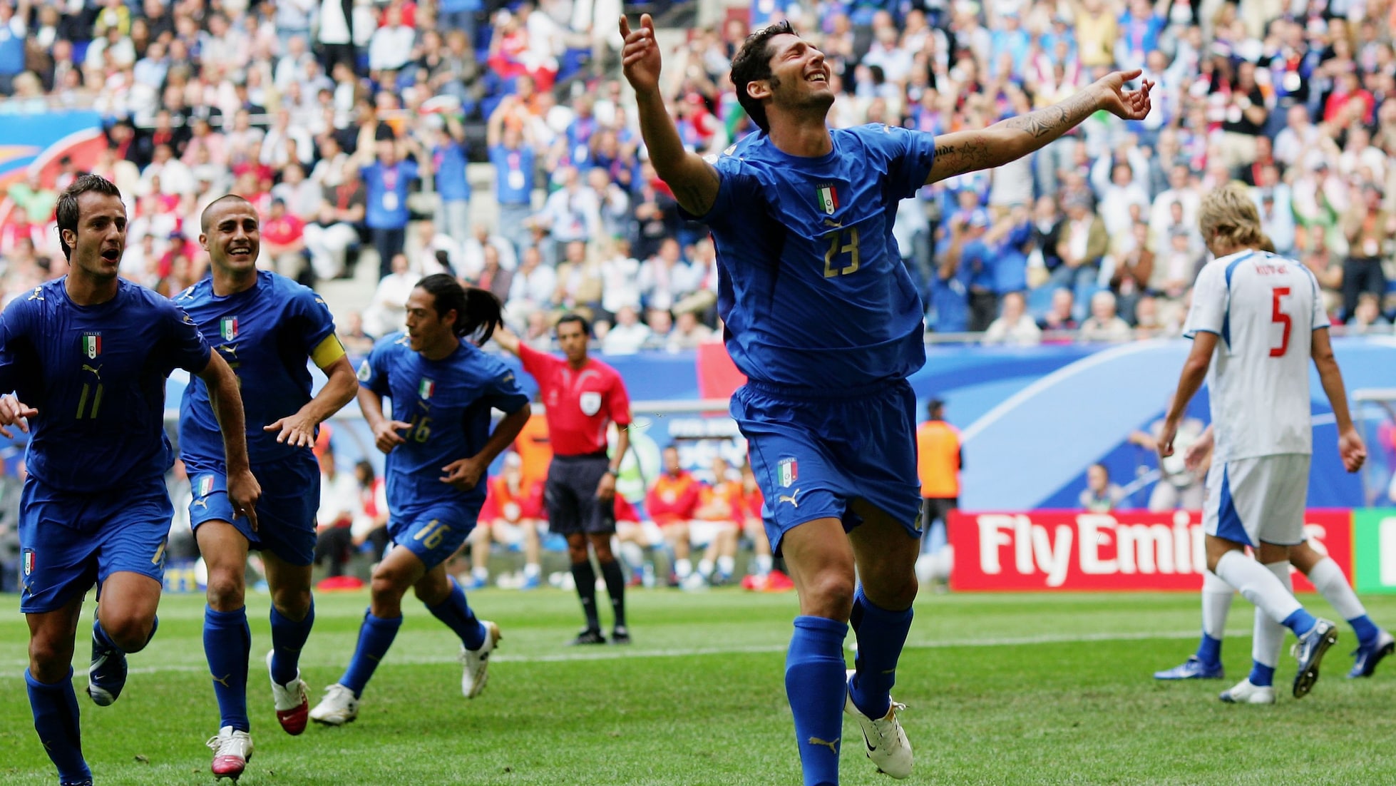 Le but de Marco Materazzi 26' | République tchèque - Italie | Coupe du Monde de la FIFA, Allemagne 2006™