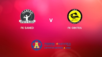 FK Saned v FK Gintra | TOPO centras euronics moterų A lyga | Full Match Replay