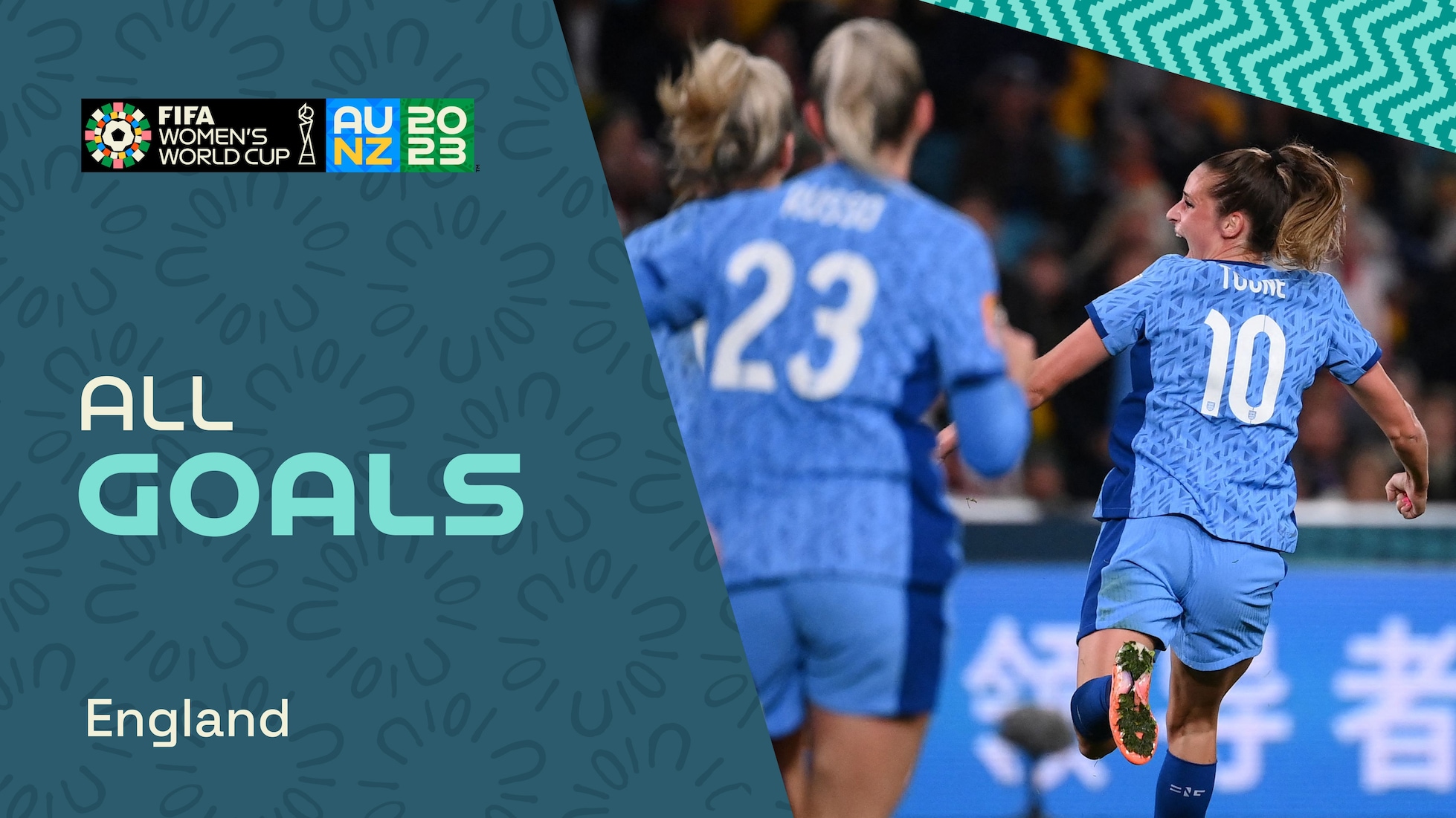 Inglaterra | Todos los goles | Copa Mundial Femenina de la FIFA Australia & Nueva Zelanda 2023™