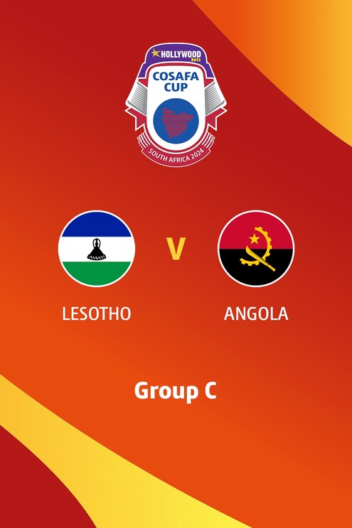 Lesotho - Angola | Groupe C | HOLLYWOODBETS Coupe COSAFA 2024 | Match complet