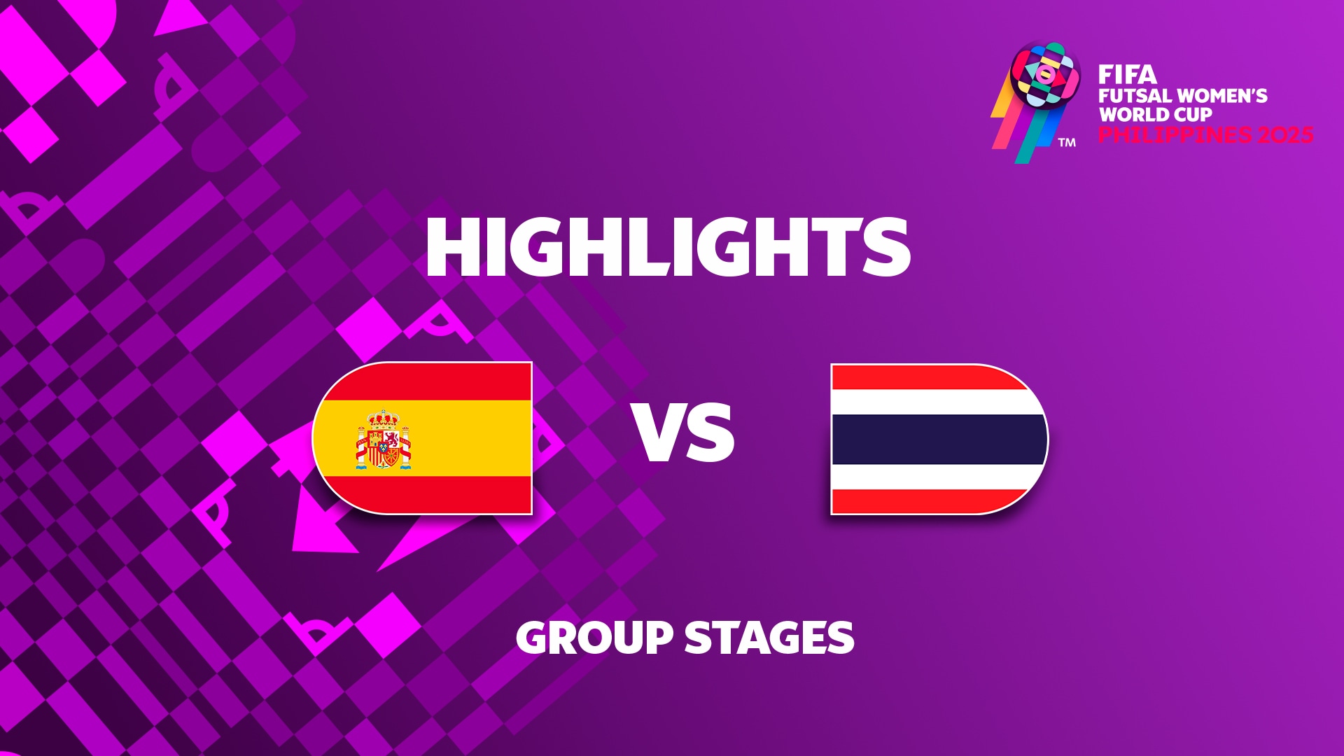 Espagne - Thaïlande | Groupe B | Coupe du Monde Féminine de Futsal de la FIFA, Philippines 2025™ | Résumé vidéo