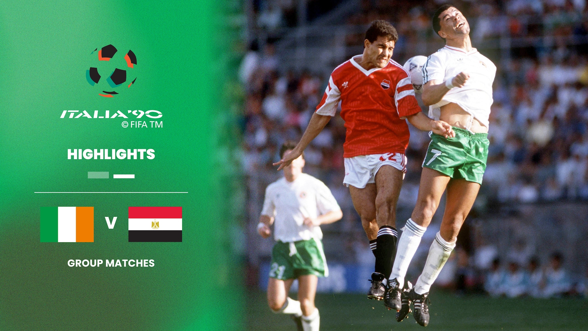 República da Irlanda x Egito | Grupo F | Copa do Mundo da FIFA Itália 1990 | Melhores momentos