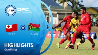 Tonga v Vanuatu | OFC U-19 Men's Championship Qualifying | Highlights